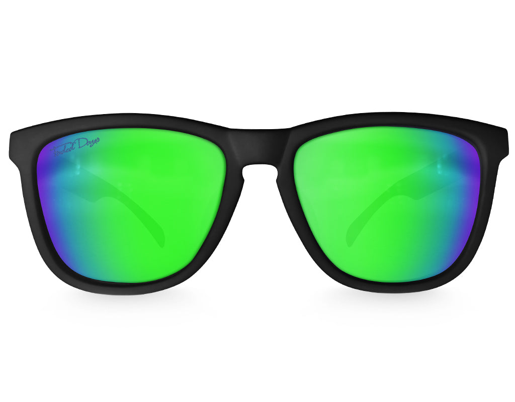 Black-Neon Green Lenses
