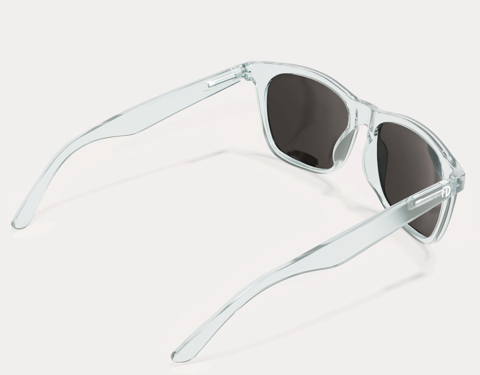 Rear view of Classic 155mm XL large head sunglasses with yellow lenses – oversized, secure, and made for movement.