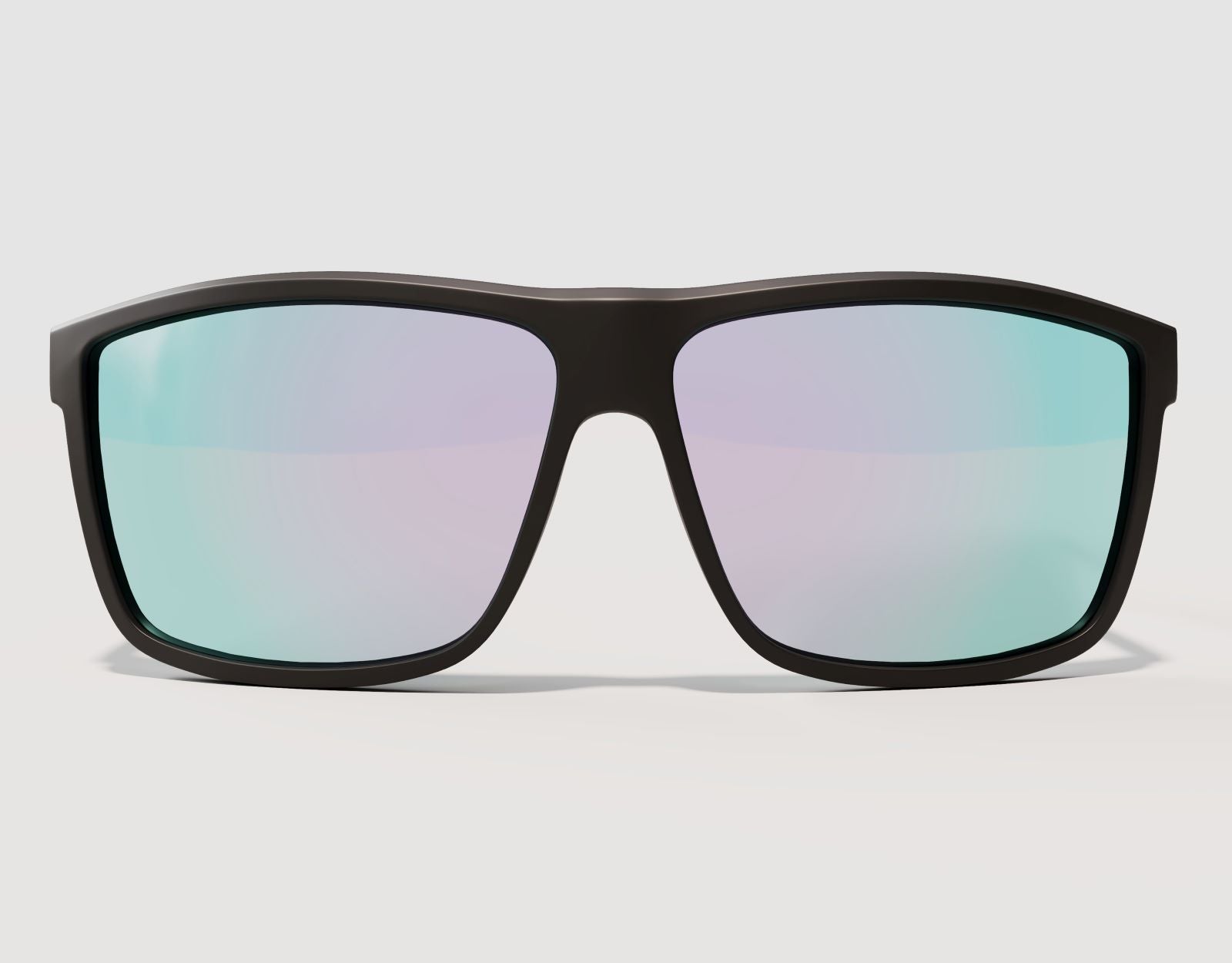 Front view of Sport 165mm XXL sport sunglasses with chrome lenses – wide fit and bold lens finish for active use.