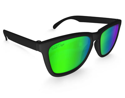 Black-Neon Green Lenses