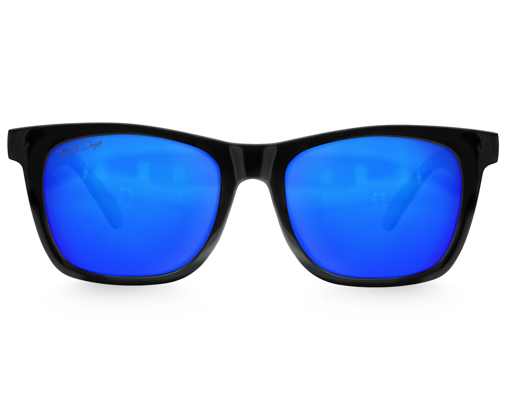 Black-Blue Ice Polarised Lenses