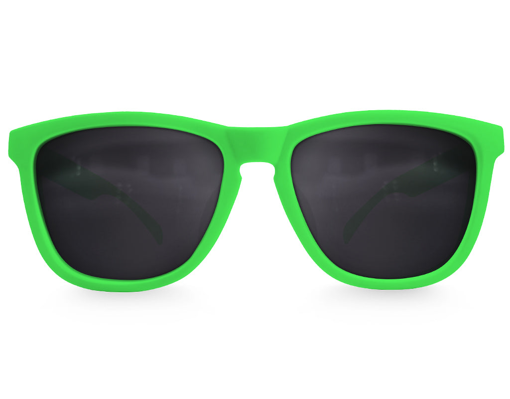 Neon Green-Black Lenses