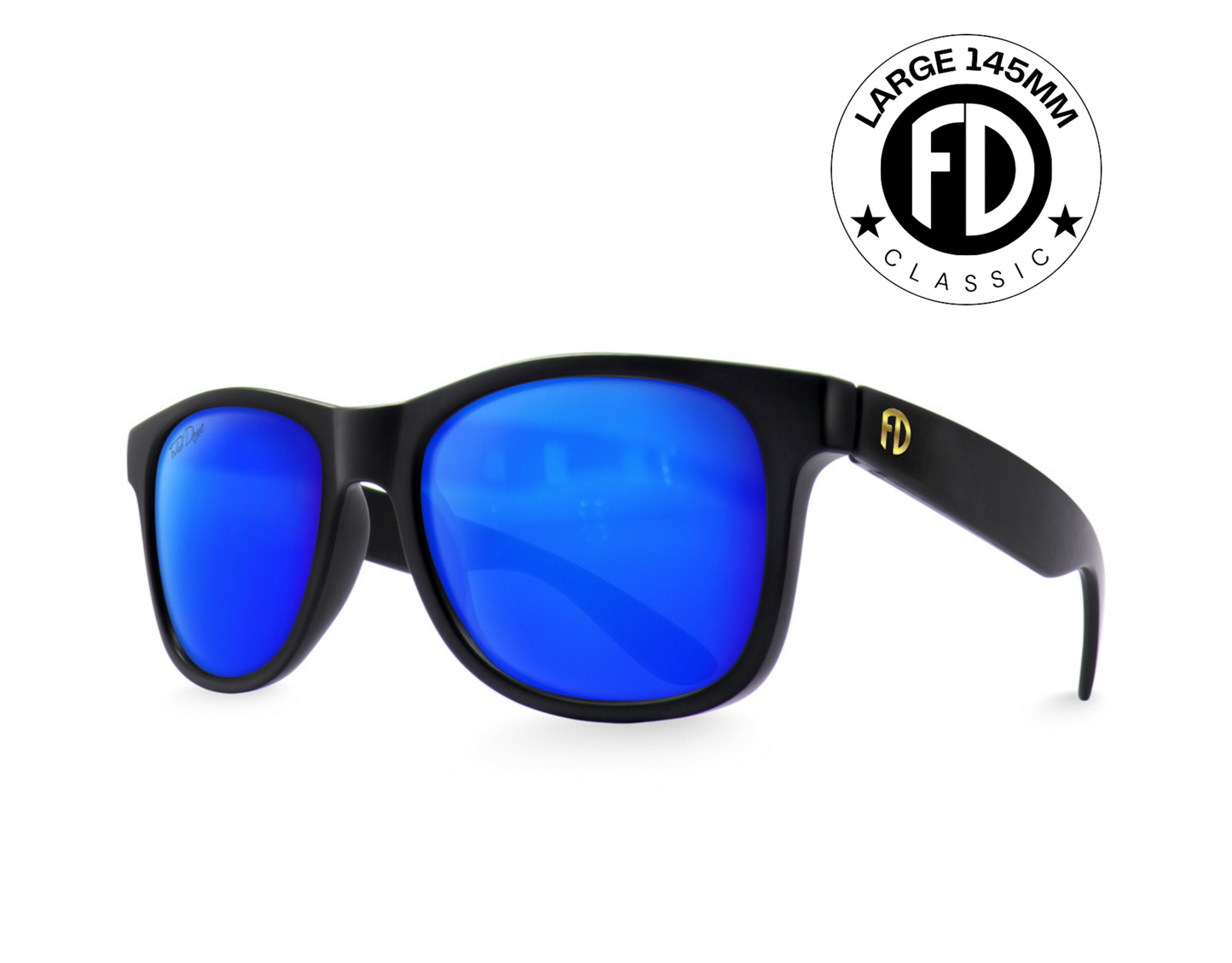 Black-Blue Ice Polarised Lenses