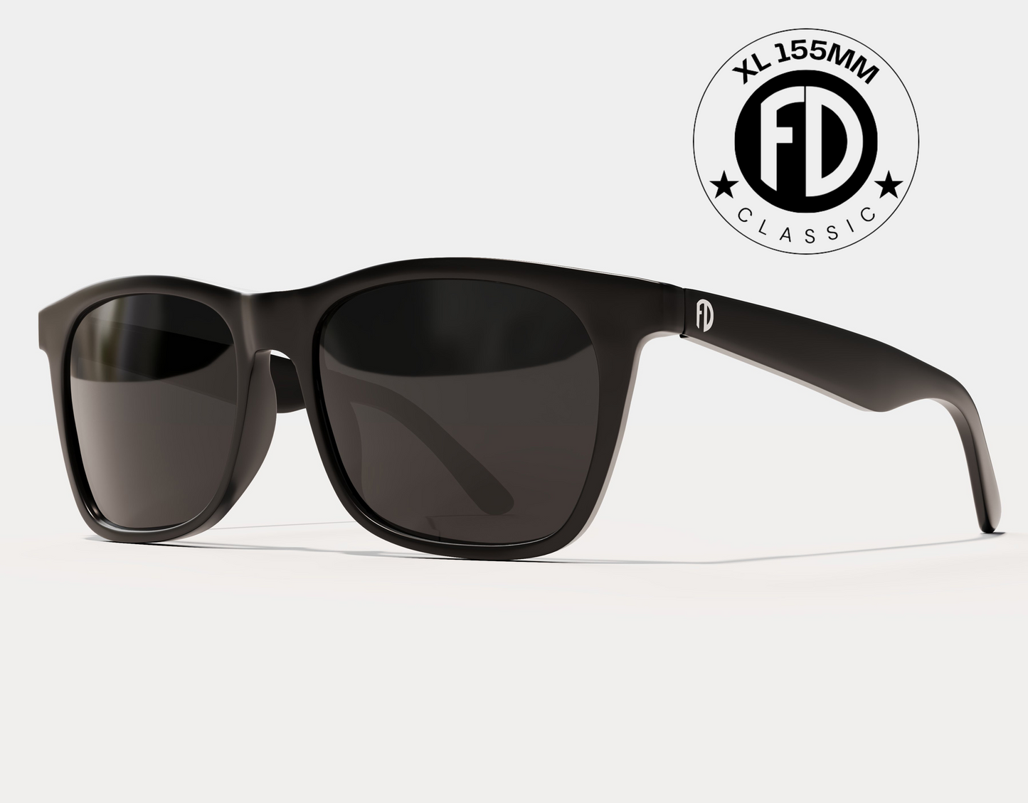 Black Matt-Black Polarised Lenses