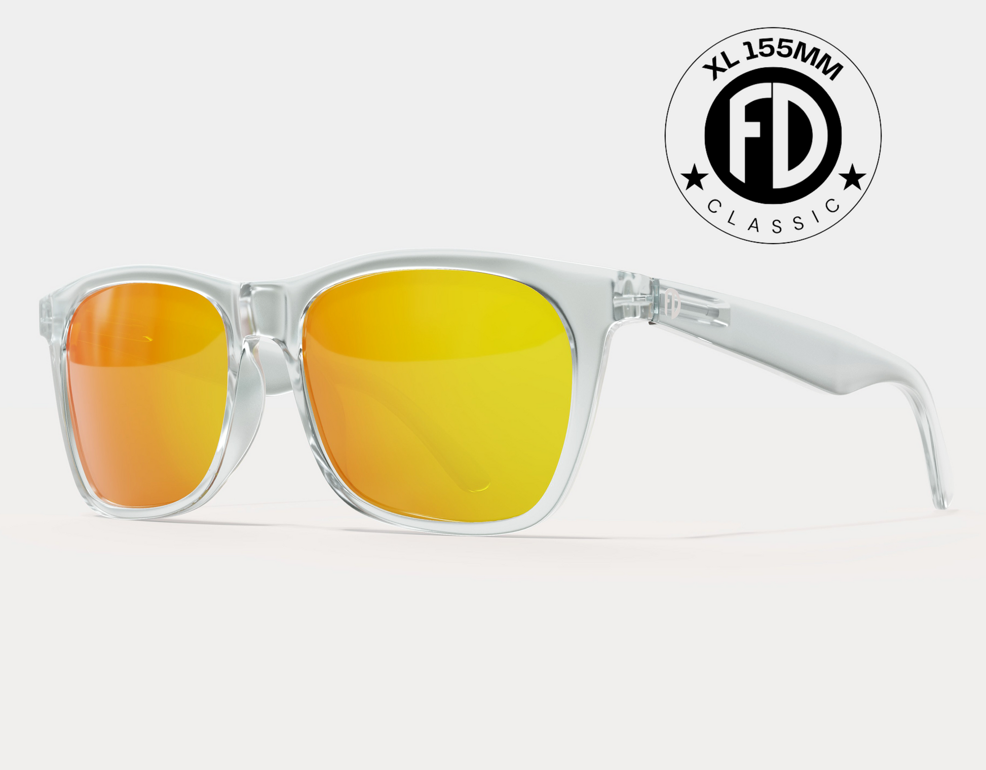 Clear Frame-Yellow Solar Polarised Lenses