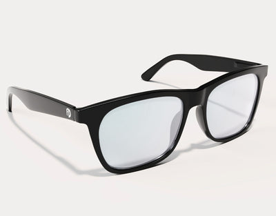 Side view of Classic 165mm XXL extra large eyeglass frames in Black Matte, highlighting the oversized fit for big heads