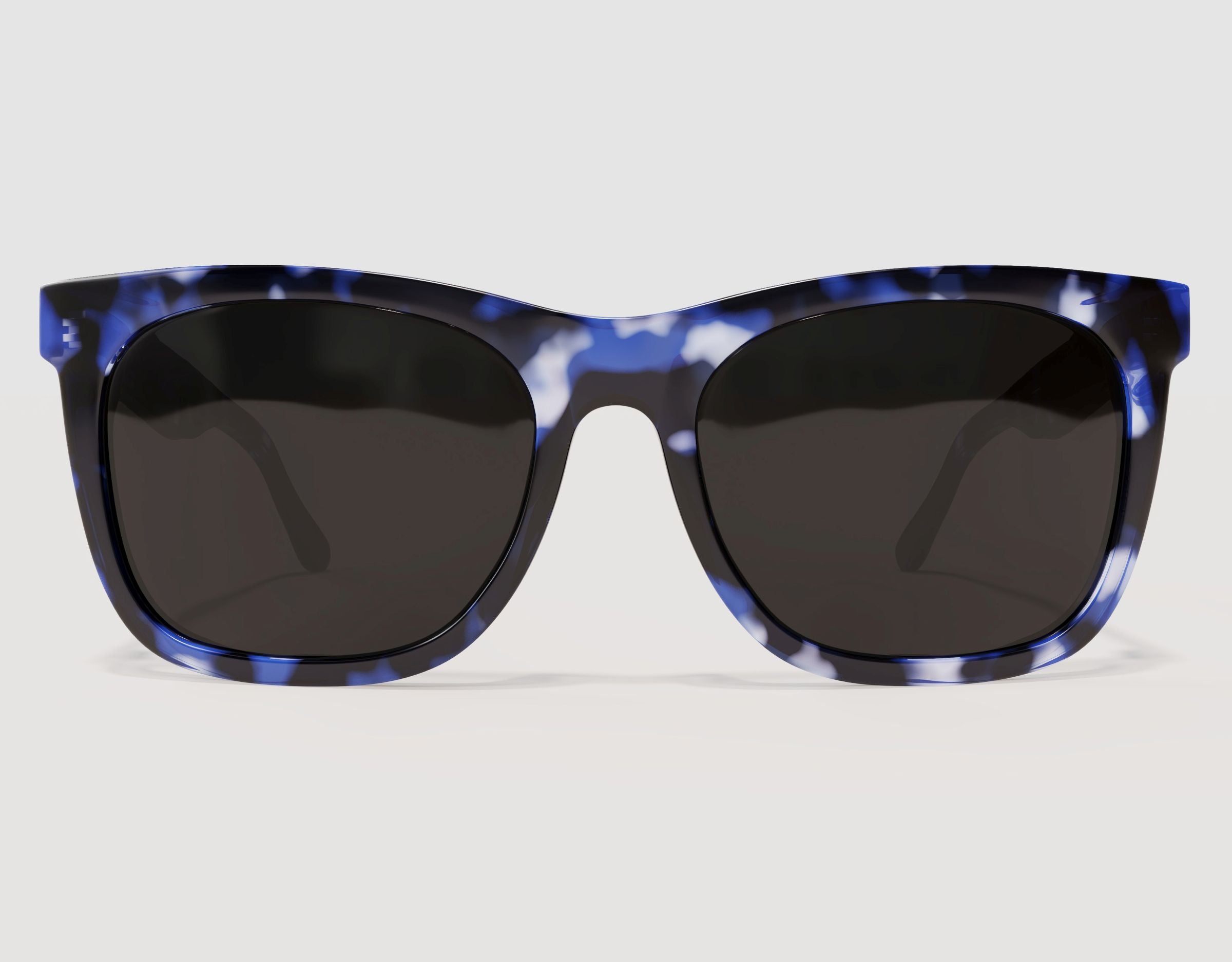 Front view of Classic Pro 165mm XXL extra wide sunglasses in Atlantic – premium reinforced frame designed for broad faces.
