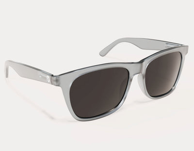 Side profile of Classic 165mm XXL grey slate sunglasses for large heads – ultra-wide arms and smoke lenses for sun protection.