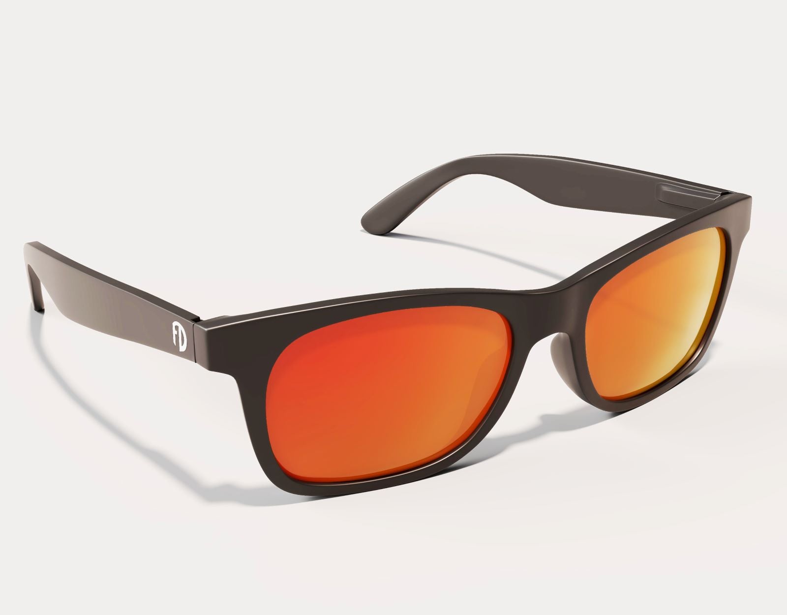 Black-Red Lava Polarised Lenses