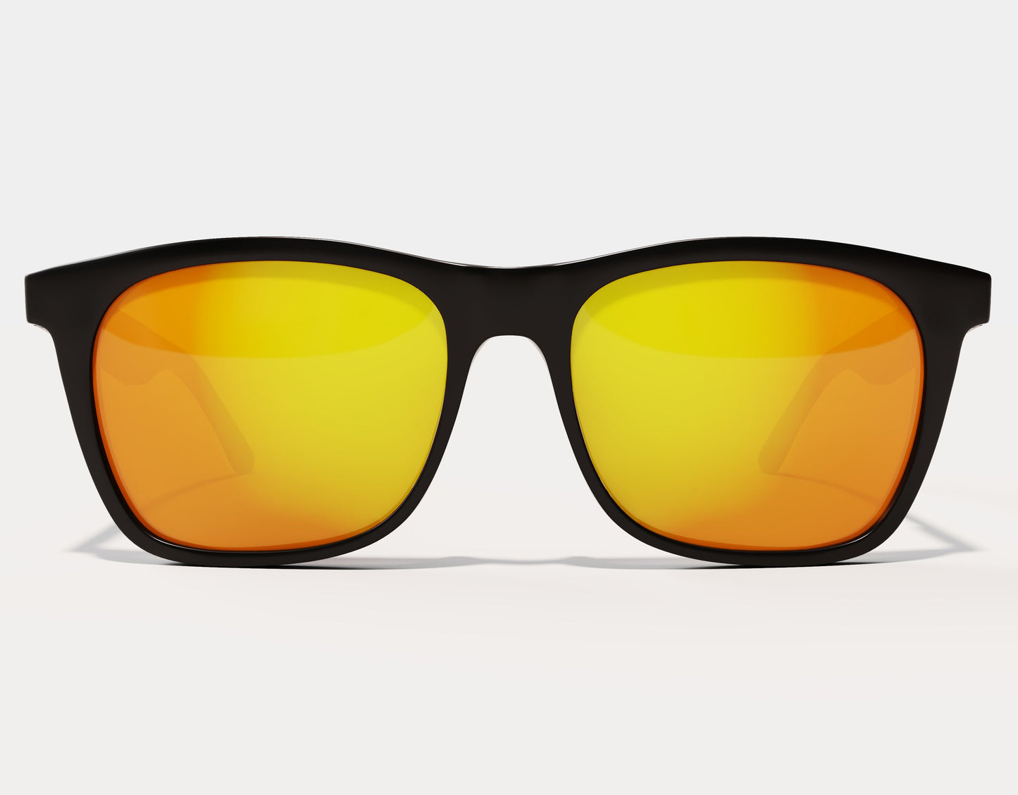 Black Gloss-Yellow Solar Polarised Lenses