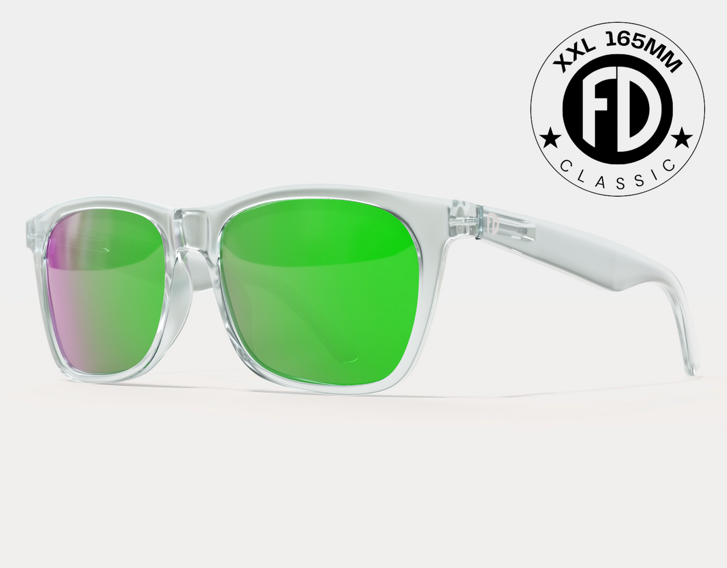 Classic 165mm XXL - Extra Wide Polarised Sunglasses for Big Heads