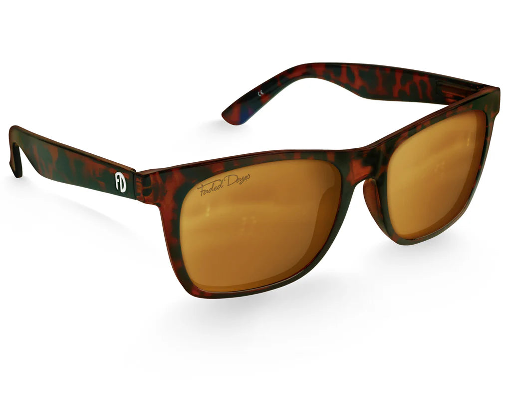 Tortoise Matt-Amber Polarised Lenses